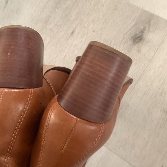 MADEWELL Regan boot pull‎ on Boots Size 8.5 Saddle BROWN Booties Short Heeled - Picture 8 of 10